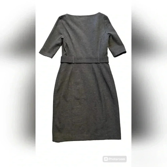 Banana Republic Business Casual A line Mid grey dress size 2 - Picture 2 of 7